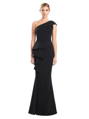 Alexander by Daymor One-Shoulder Black Evening Gown - Style 1781S23